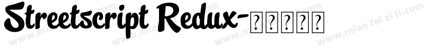 Streetscript Redux字体转换